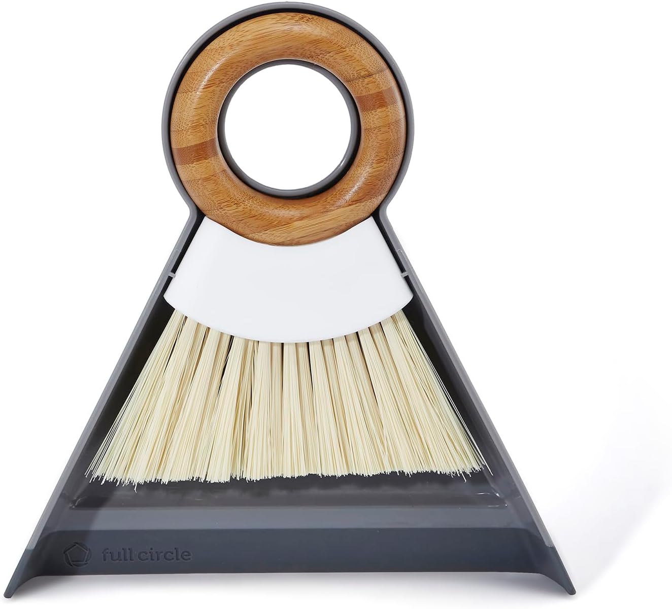 Full Circle Tiny Team Mini Compact Brush & Dustpan Set, Portable Handheld Broom for Quick...