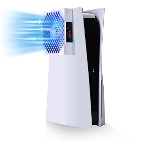 G-STORY PS5 Cooling Fan,PS5 Cooler System, Fan Speed Automactically Adjusted by...