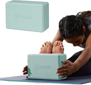 Gaiam Yoga Block - Supportive Latex-Free Eva Foam - Soft Non-Slip Surface with Beveled Edges... image