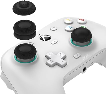 GameSir Thumb Grip Pack - Xbox One/Series & PS4/PS5 Controllers, Switch Pro (Black)