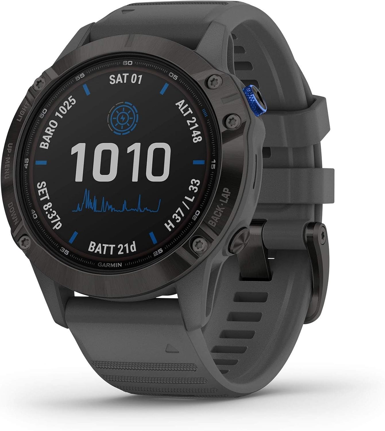 Garmin Fenix 6 Pro Solar (GPS,1.4 inches) Solar-Powered Multisport, Advanced Training...