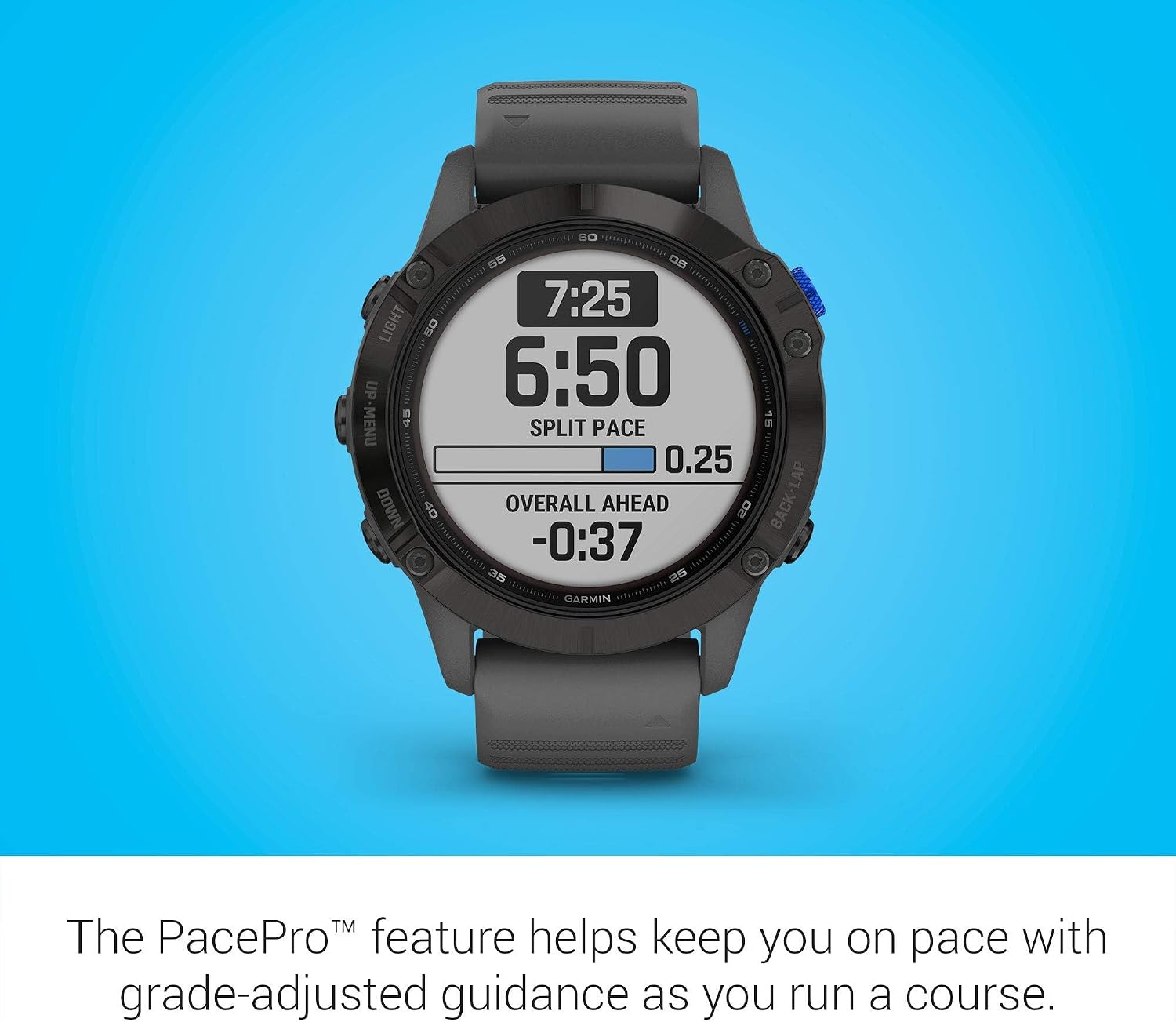 Garmin Fenix 6 Pro Solar (GPS,1.4 inches) Solar-Powered Multisport, Advanced Training... image