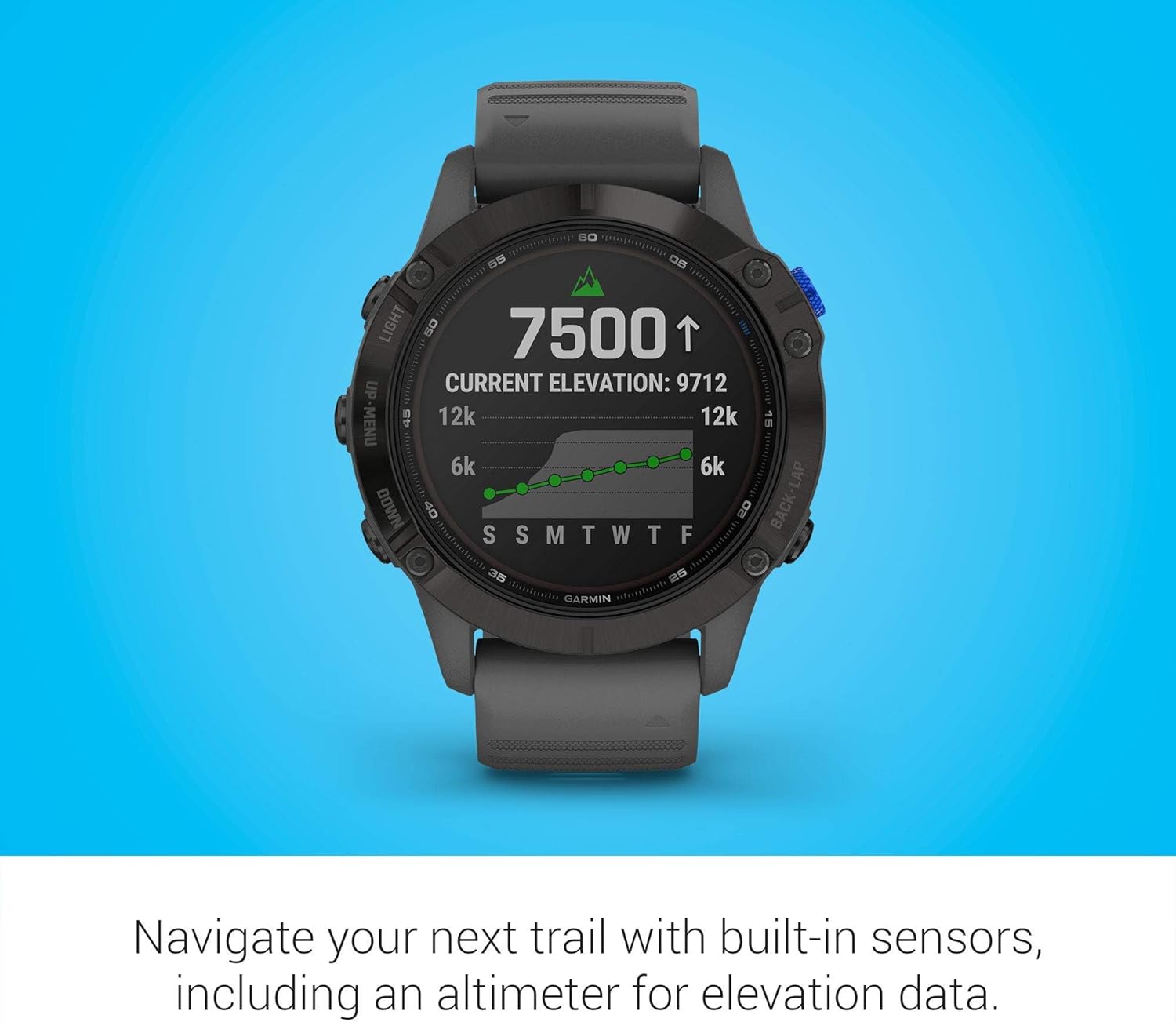 Garmin Fenix 6 Pro Solar (GPS,1.4 inches) Solar-Powered Multisport, Advanced Training... image