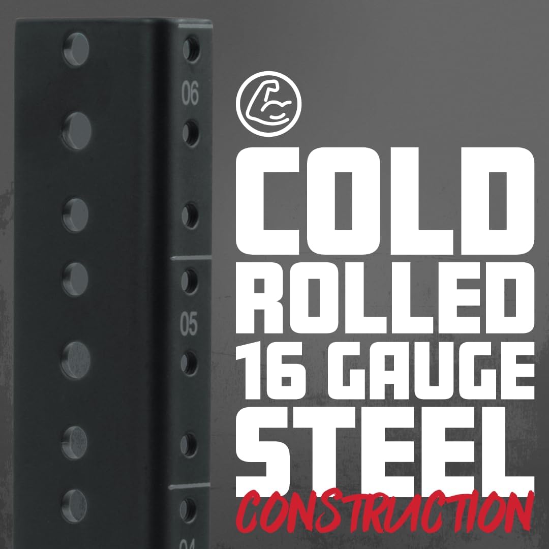 Gator Rackworks Heavy Duty Steel Rack Rail Set, 12U Rack Size (GRW-RACKRAIL-12U) image