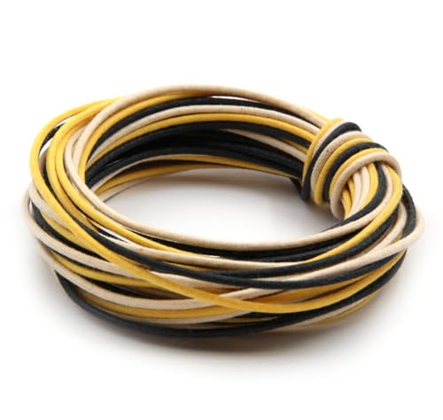 Gavitt Pushback Cloth Wire for Electric Guitar, 22awg Pre-tinned Stranded Copper Wire, 10...