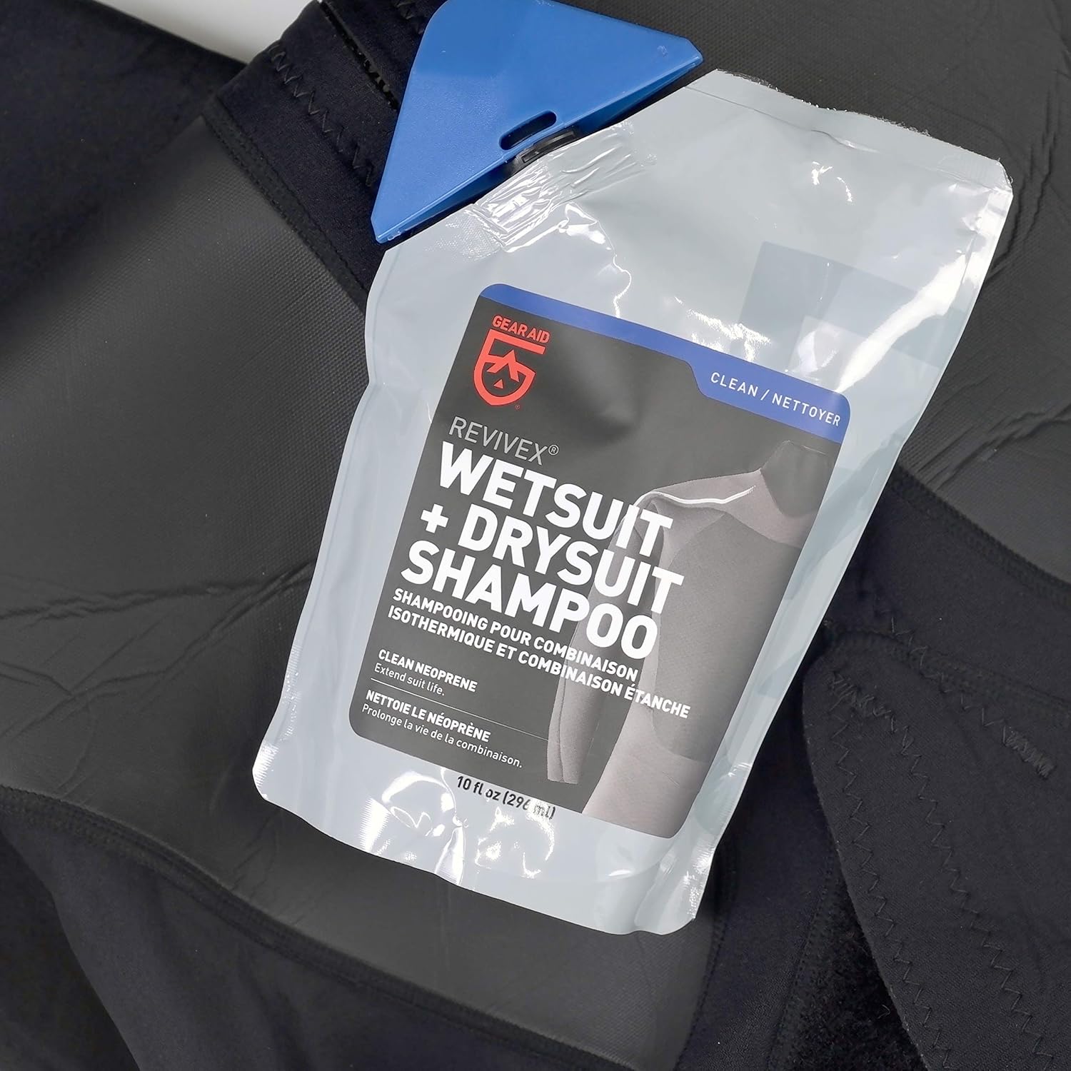 GEAR AID Wetsuit, Drysuit Cleaner and Conditioner – Wash Away Salt, Chlorine, and Residue... image