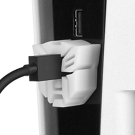 Geekria Cable Plug Protector Compatible with PlayStation 5, PSVR 2 Durable Replacement Line...