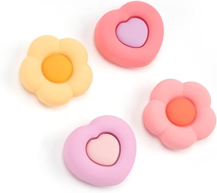 GeekShare Soft Silicone Thumb Grips, 2-Pair Thumbstick Cover Caps Compatible with Xbox One...