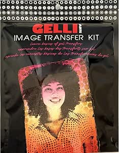 Gelli Arts Image Transfer Kit for Crafting Transfer Kit – Gelli Plate Set with Roller...