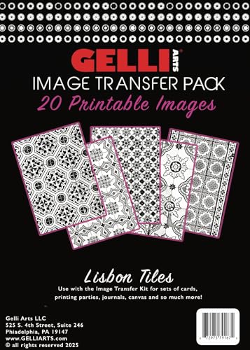 Gelli Arts Image Transfer Kit for Crafting Transfer Kit – Gelli Plate Set with Roller... image