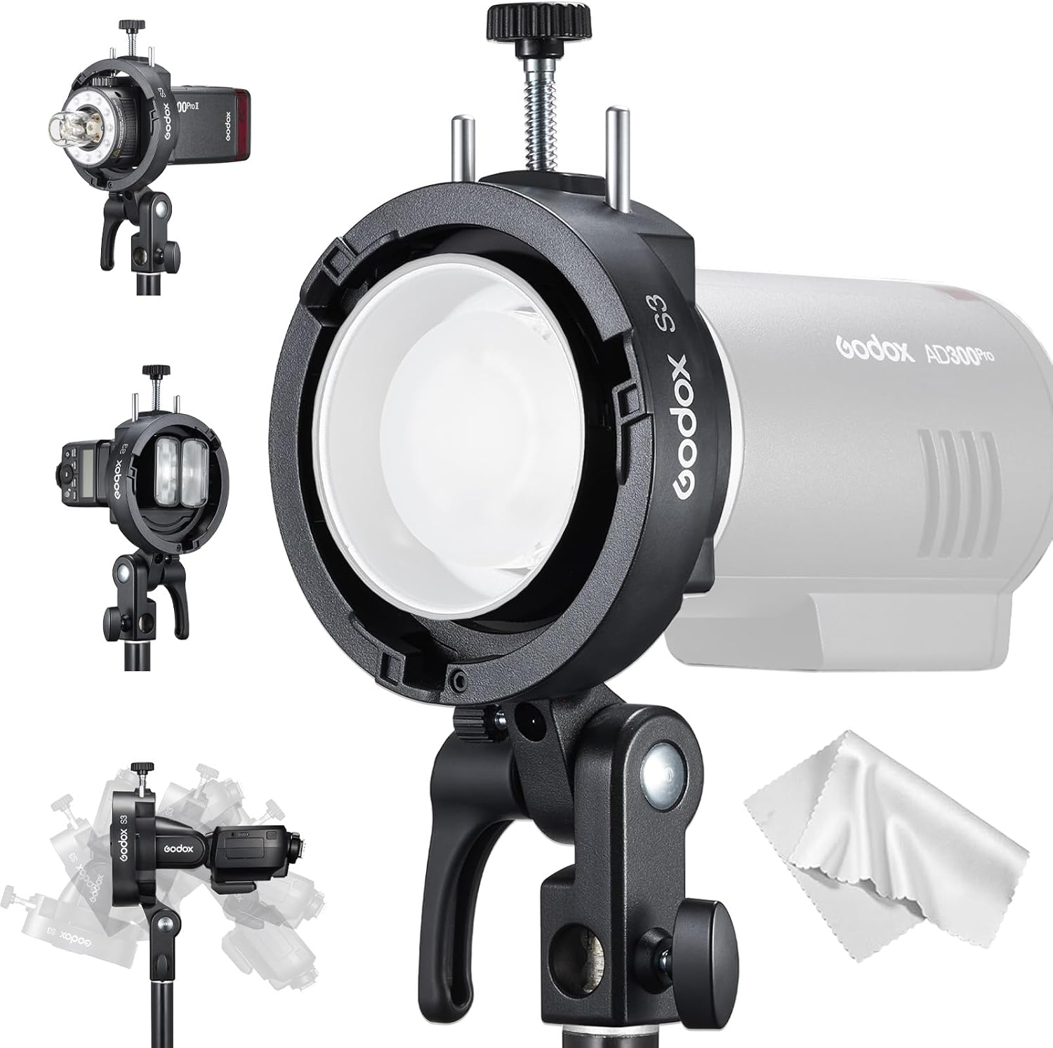 GODOX S3 Speedlite Bracket, 𝐆𝐨𝐝𝐨𝐱 𝐒𝟐 𝐔𝐩𝐠𝐫𝐚�