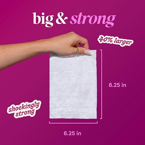 goodwipes Flushable Wipes for Adults - Rosewater Butt Wipes for Women & Men, Septic Safe... image