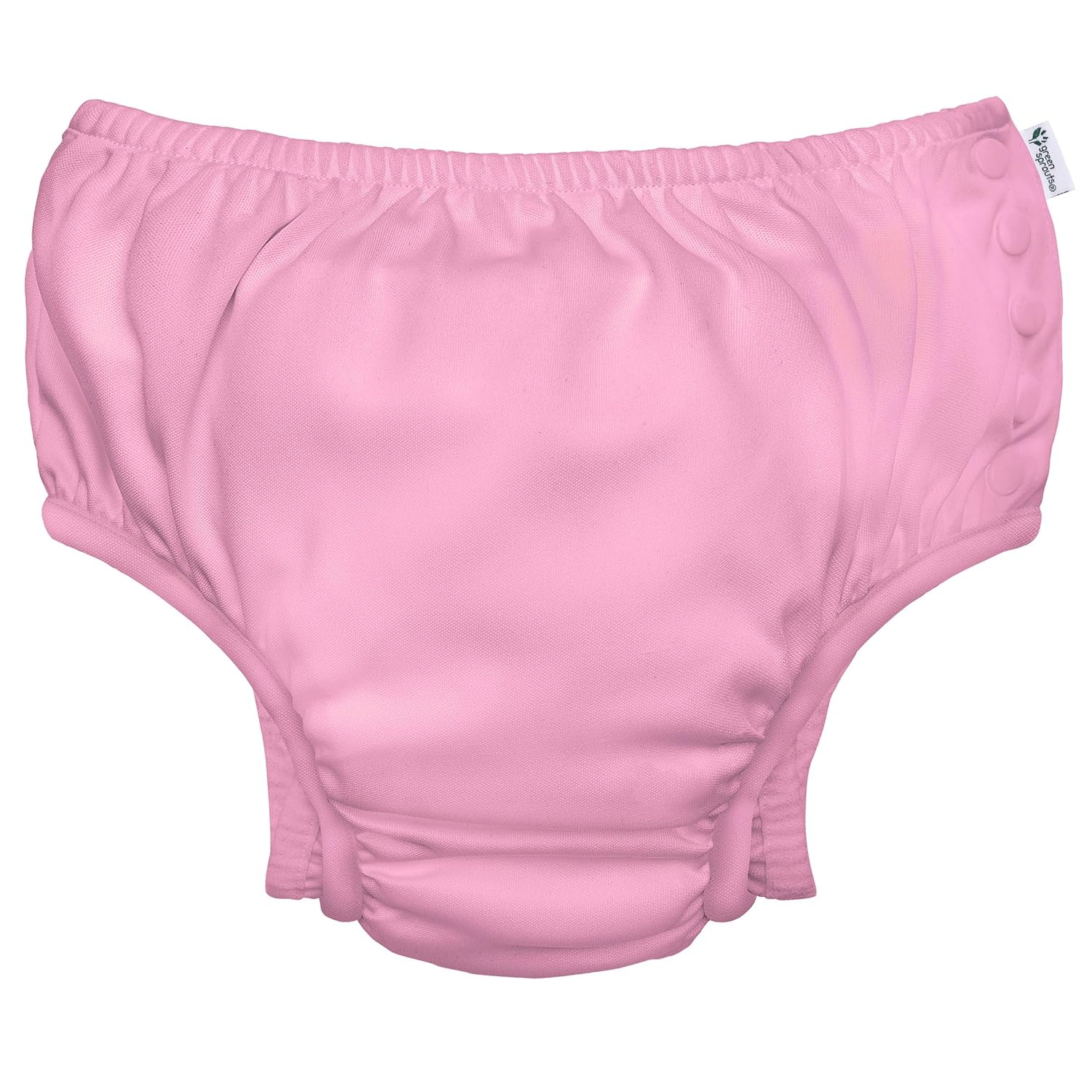 Green Sprouts Girls Reusable Absorbent Baby Swim Diapers Light Pink 3T