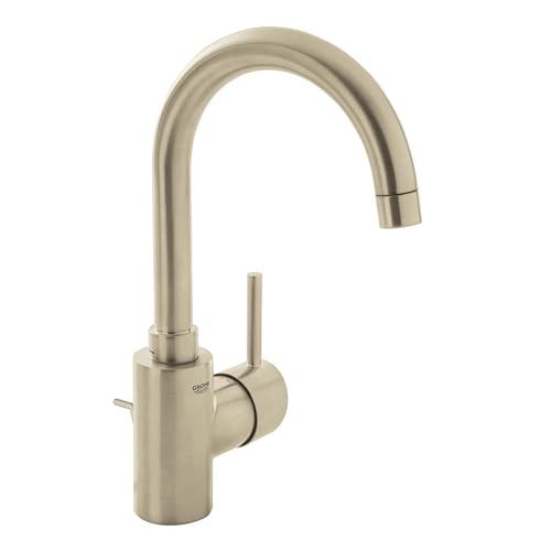 GROHE 32138EN2 Concetto Single-Handle Bathroom Faucet, Brushed Nickel InfinityFinish image