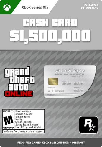 GTA Online: Great White Shark Cash Card - Xbox Series X|S [Digital Code]