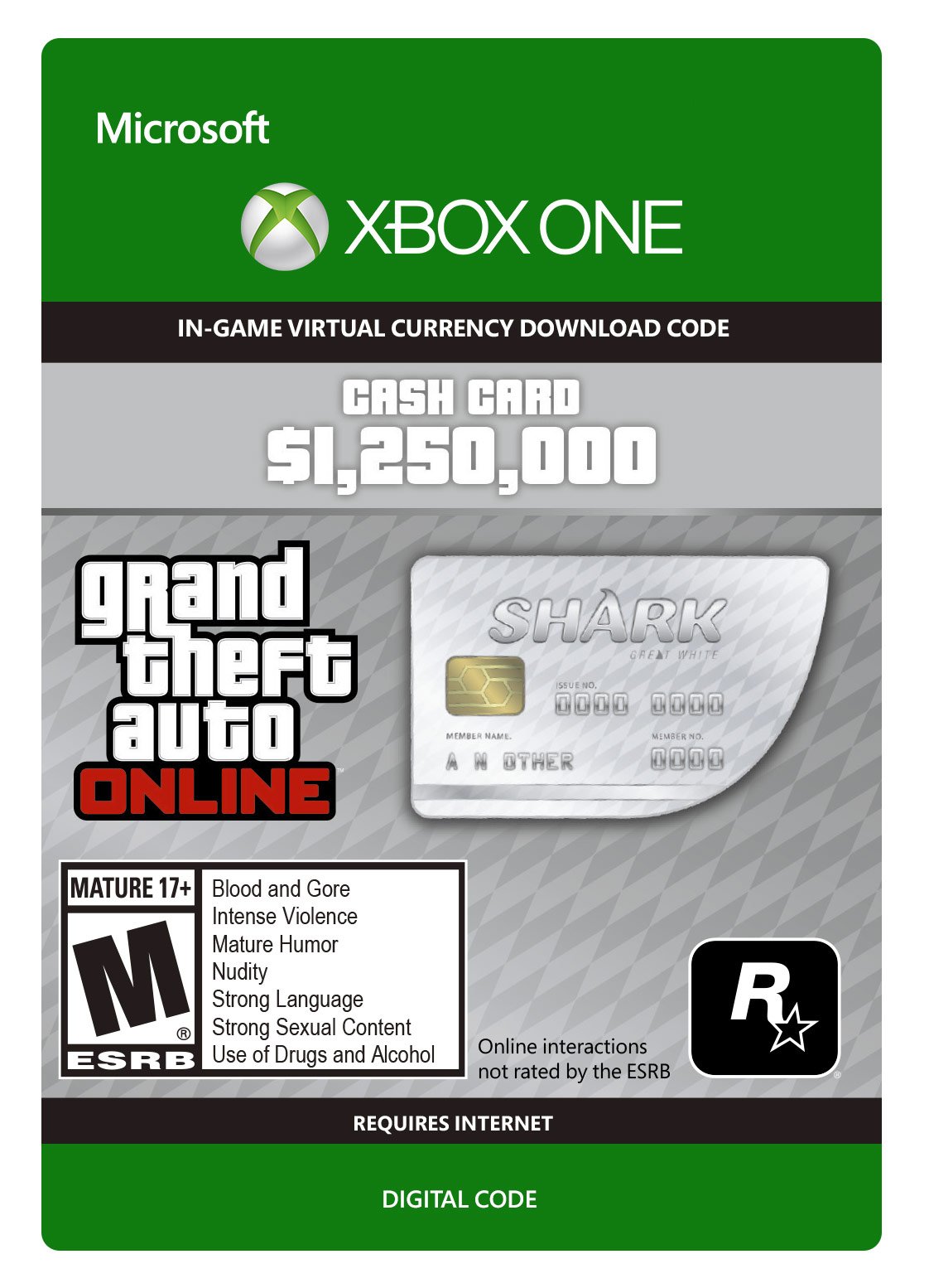 GTA Online | Megalodon Shark Cash Card | Xbox Series X|S Digital image