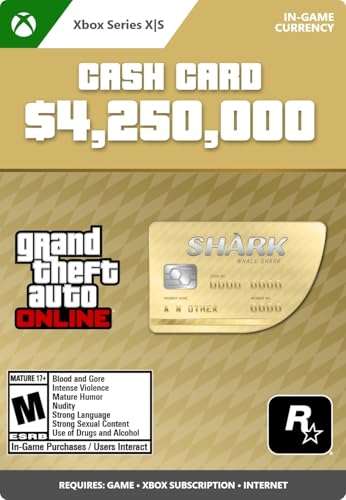 GTA Online: Whale Shark Cash Card - Xbox Series X|S [Digital Code]