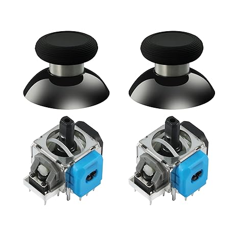 GuliKit TMR Magnetic Joystick Replacement Kit for PS4 DualShock Controller,Anti-Drift...