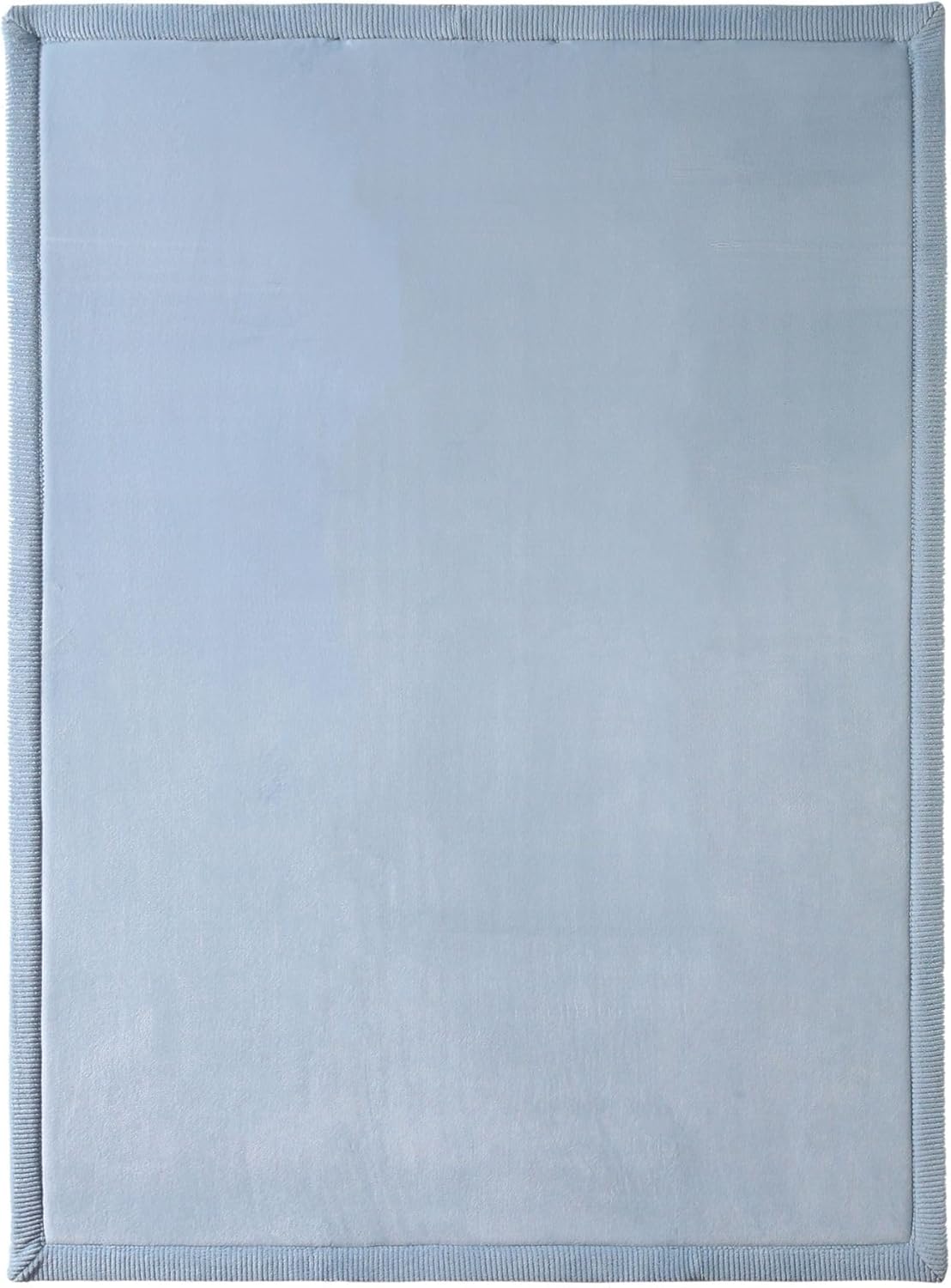 Hakuna Matte CloudSoft Baby Play Mat for Floor 60" x 80" Blue | Coral Velvethigh-density...