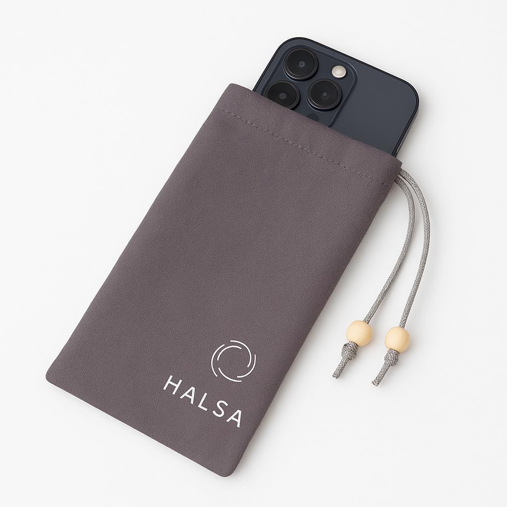 Halsa EMF Shield Sleeve for Cell Phone - Signal Blocking Anti-EMP Pouch - Smartphone...