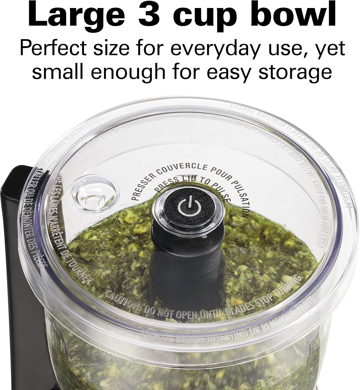 Hamilton Beach Electric Vegetable Chopper & Mini Food Processor, 3-Cup, 350 Watts, for... image