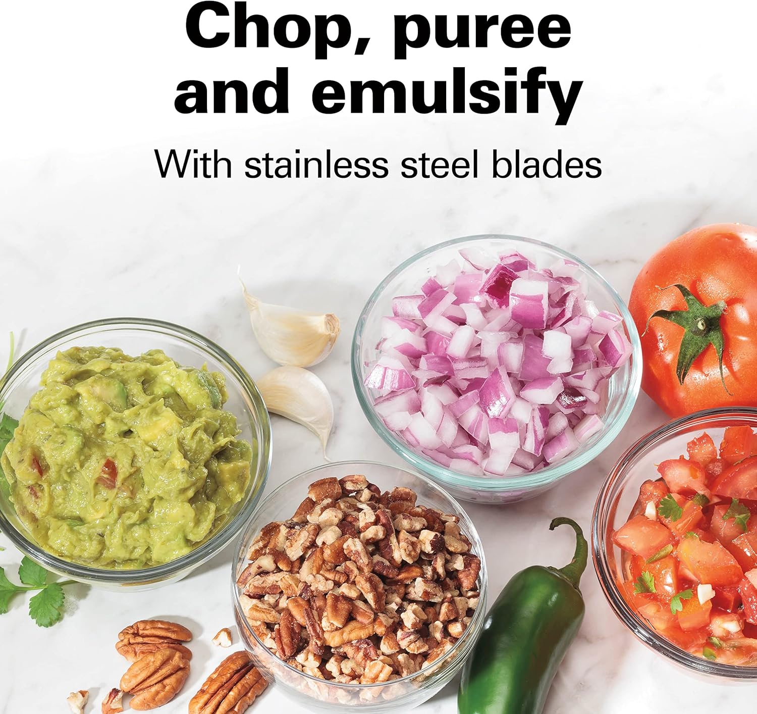 Hamilton Beach Electric Vegetable Chopper & Mini Food Processor, 3-Cup, 350 Watts, for... image