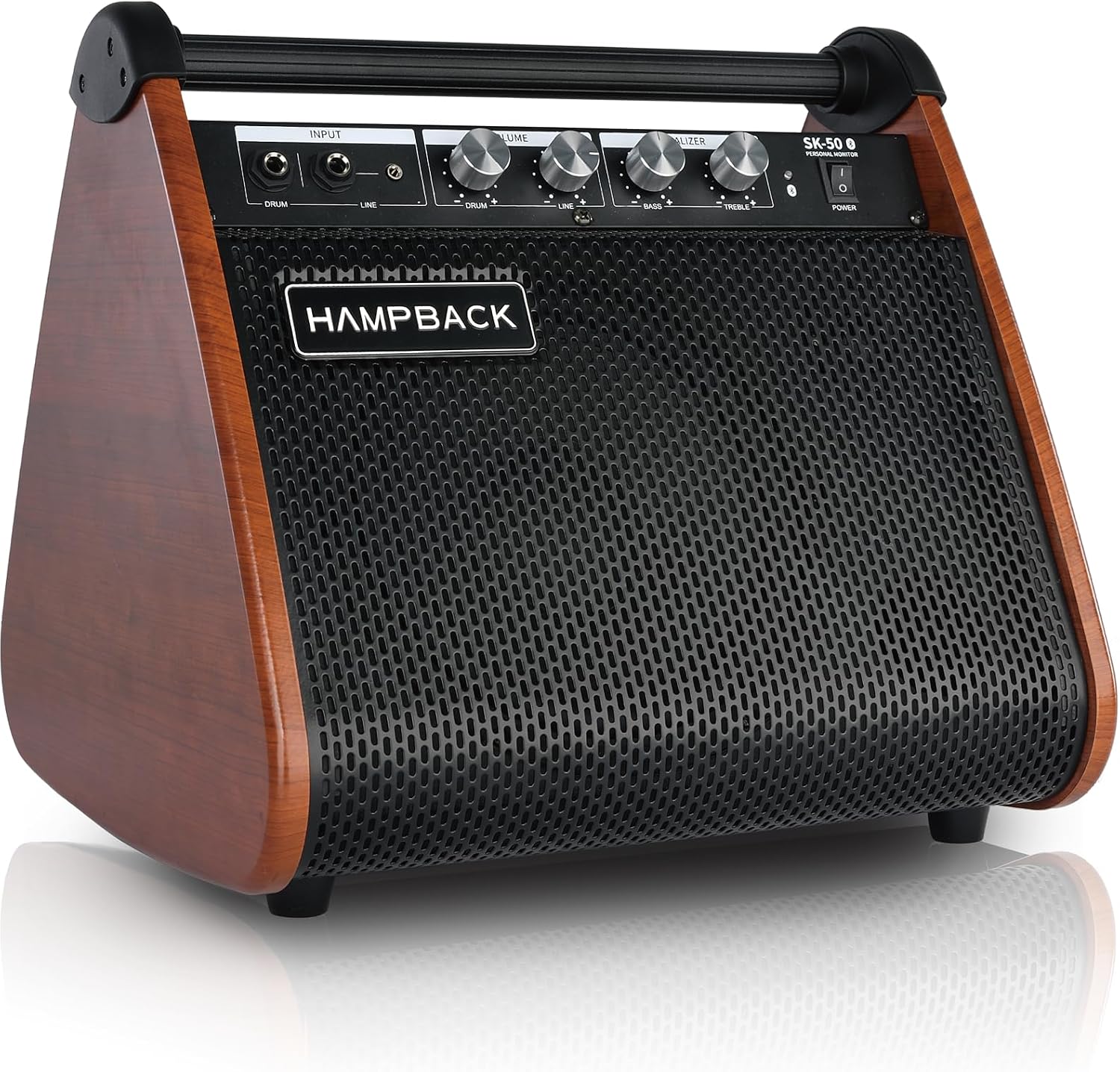 HAMPBACK SK-50 Electric Drum Amp 50W, Wireless Electronic Drum Amplifier Keyboard Speaker...