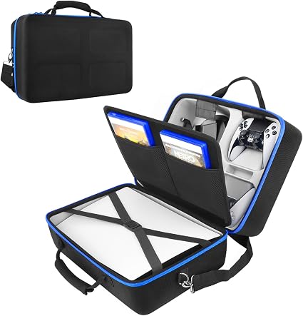 Hard Shell Carrying Case for Playstation 5 Console, Travel Case for PS5 Disc Digital...