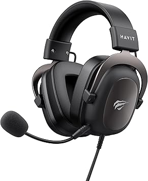 havit H2002d Gaming Headsets for PS4,PC, 53MM Drivers Surround Sound PS5 Headset with Mic... image