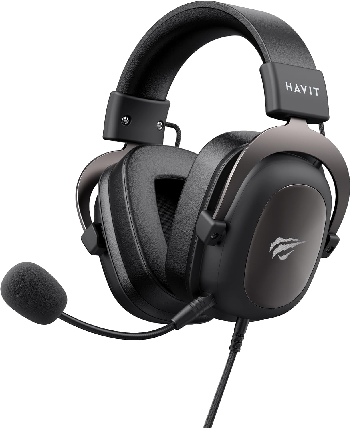 havit H2002d Gaming Headsets for PS4,PC, 53MM Drivers Surround Sound PS5 Headset with Mic... image