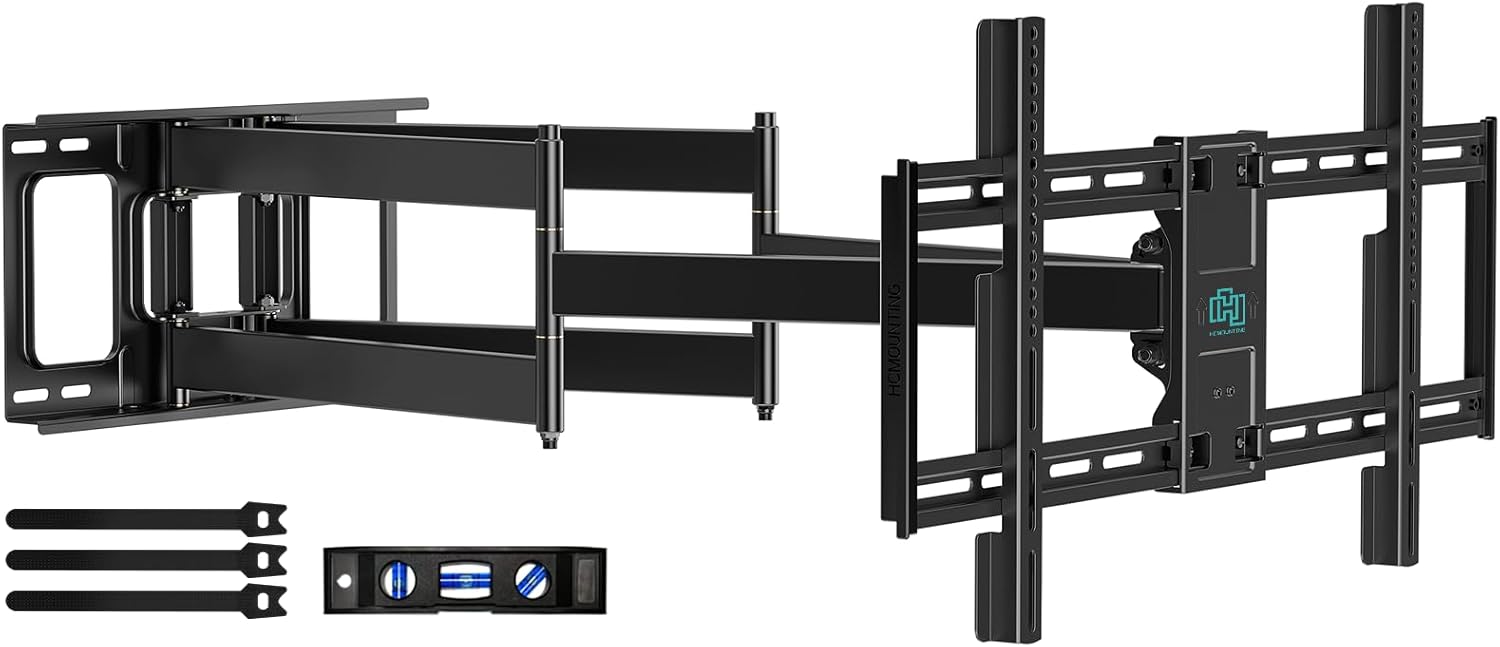 HCMOUNTING 40.9” Long Arm Full Motion TV Wall Mount for 42–95 Inch TVs up to 179 lbs...