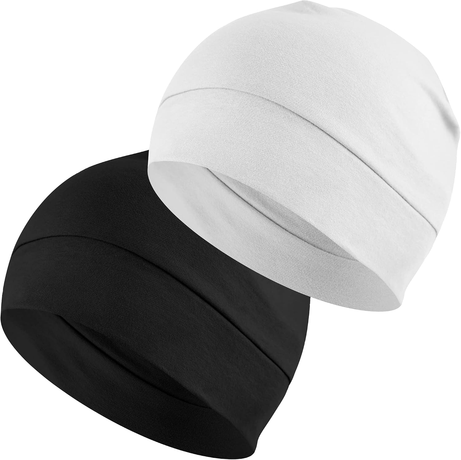 Headshion 100% Cotton Skull Caps Beanie Sleeping Hats for Men Women | Lightweight, Soft &...