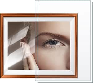 High-definition cut explosion-proof non-glare photo frame glass replacement film, 2-pack 5 *...