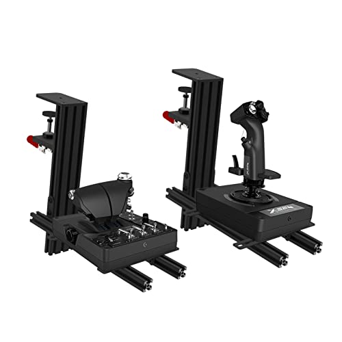 Hikig 2 Set Desk Mount for Flight Sim Game Joystick, Throttle and HOTAS Systems - Compatible...