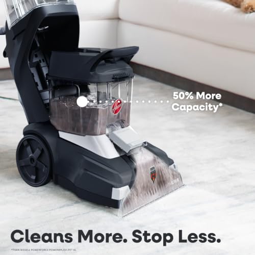 Hoover Powerscrub XL Pet Carpet Cleaner Machine, Upright Shampooer, FH68050, Black image