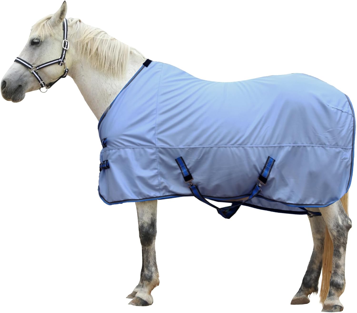 Horse Fly Sheet, Standard Neck Comfy Mesh Fly Sheet for Horses, Equine Summer Sheets...