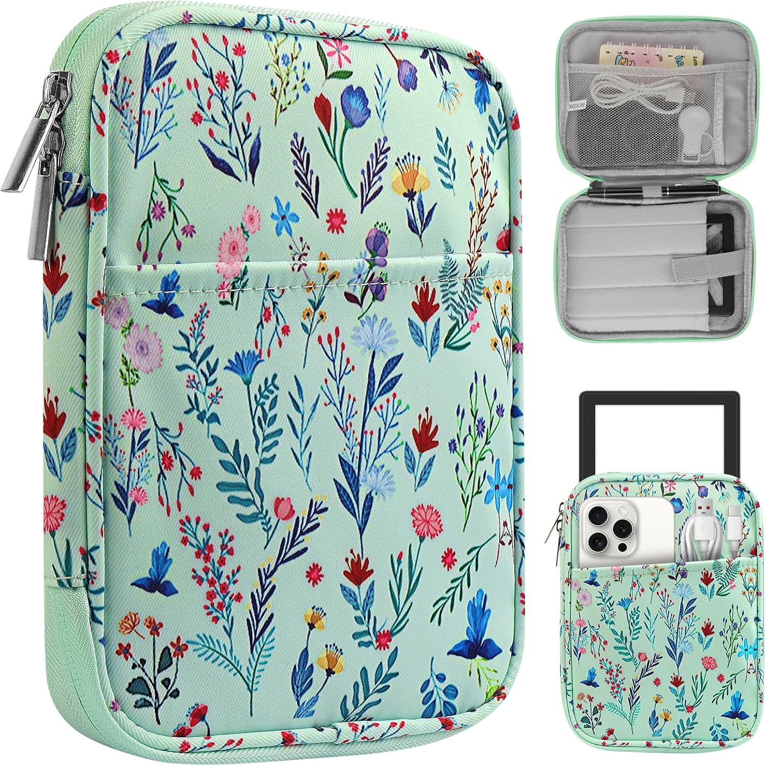 HoYiXi Universal Sleeve Bag for 6-6.8-7 inch E-Book Reader Compatible with 6.8" Kindle...