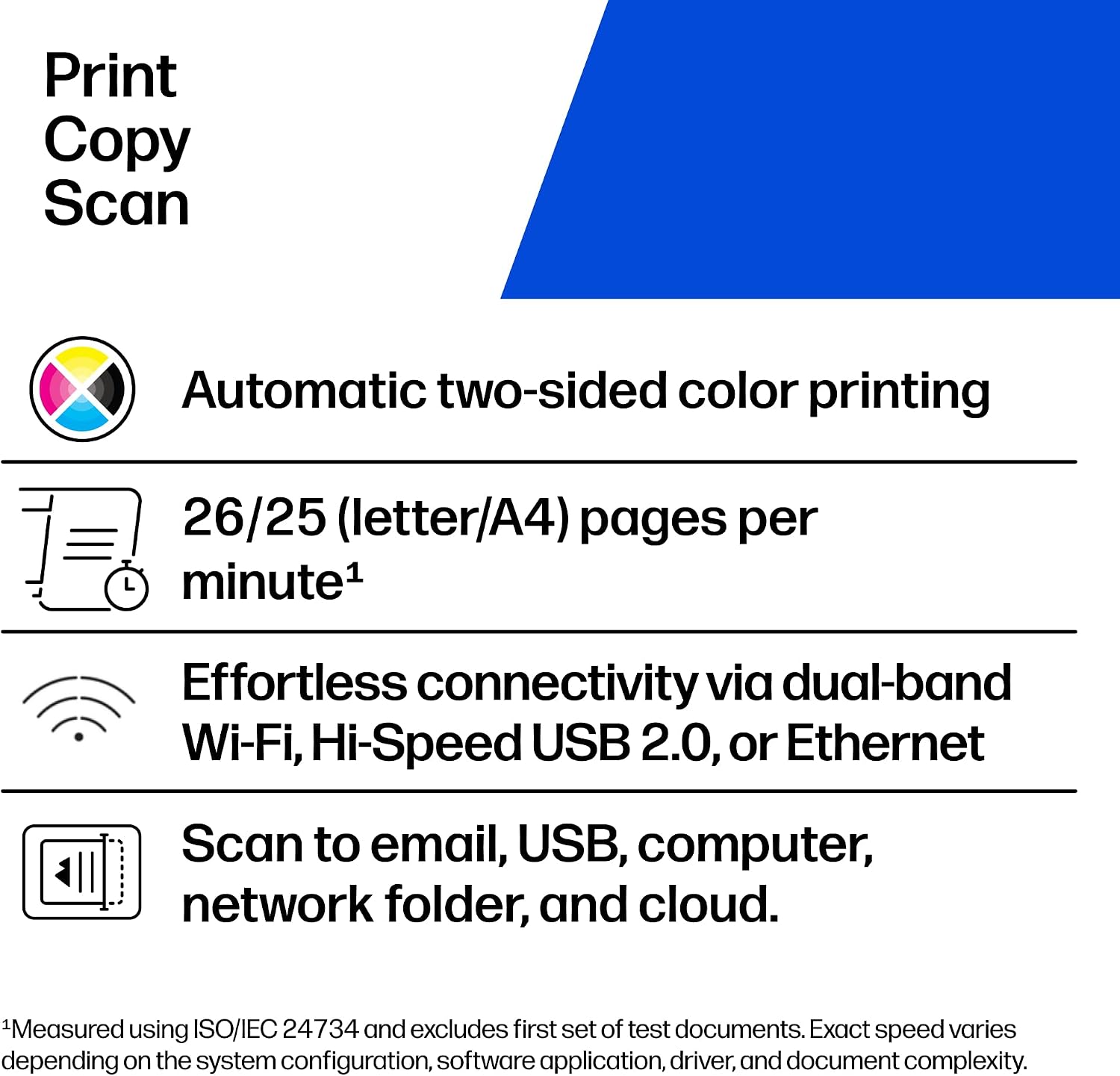 HP Color LaserJet Pro MFP 3301sdw Wireless All-in-One Color Laser Printer, Office Printer... image