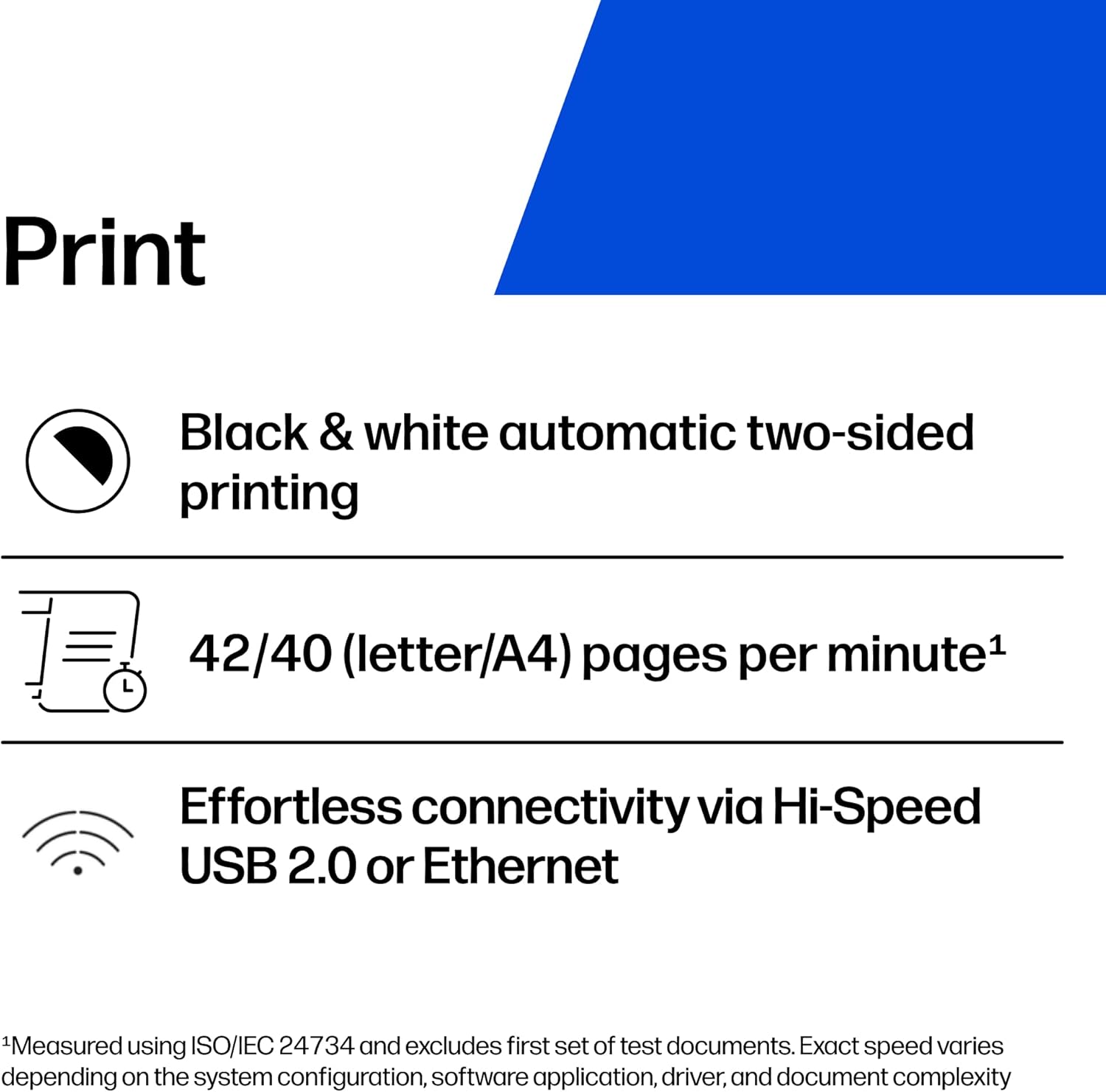 HP LaserJet Pro 4001dn Black & White Printer, Print, Fast speeds, Easy Setup, Mobile... image