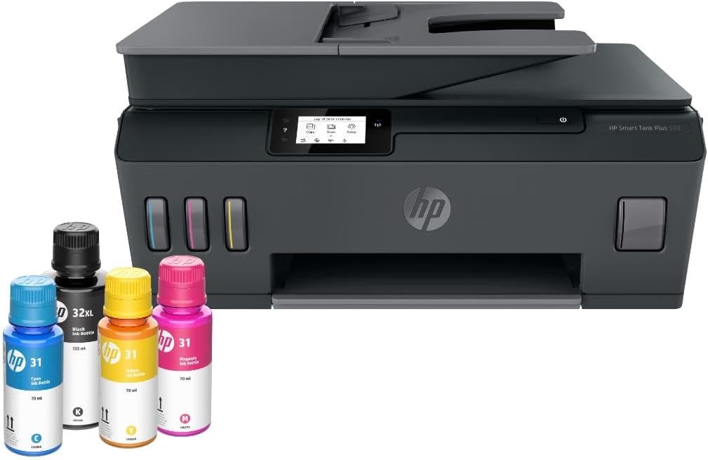 HP Smart Tank Plus 570 Wireless All-in-One Ink Tank Printer with up to 2 Years of Ink...