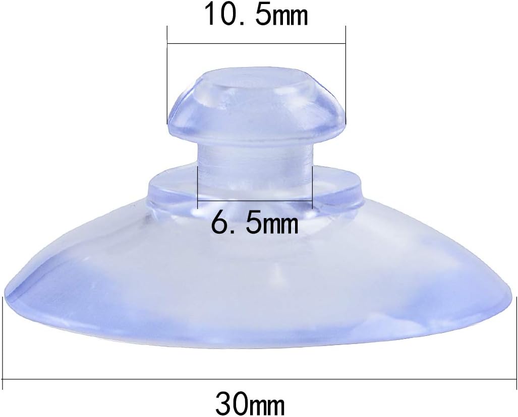 HSTECH 10 Pcs Radar Detectors Suction Cups for Clear Cobra Escort and Beltronics Radar...