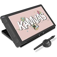 HUION Kamvas 13 (Gen 3) Black Drawing Tablet with Screen with HUION USB-C to USB-C Cable