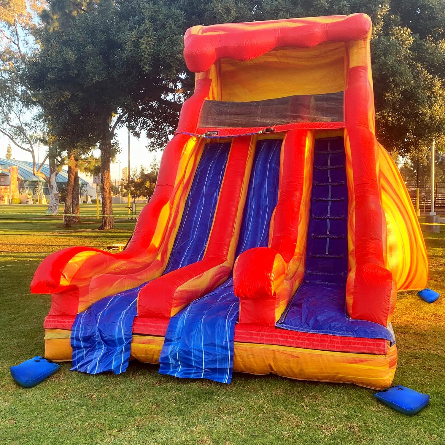 Hullaballoo Durable Vinyl Sand Bags, Outdoor Indoor Anchor Safety Product for Inflatable... image