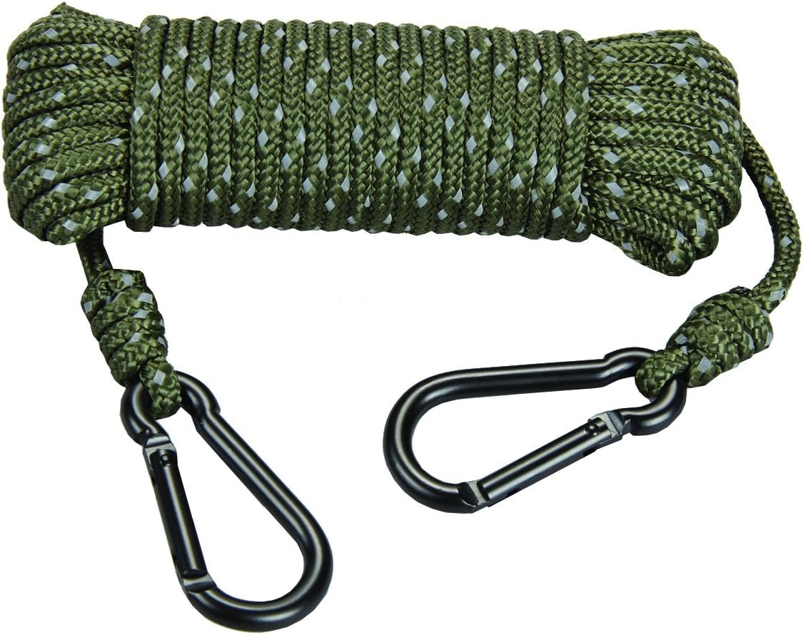 Hunters Specialties 30ft Heavy Duty Reflective Treestand Rope - Hunting Large-Diameter Rope...