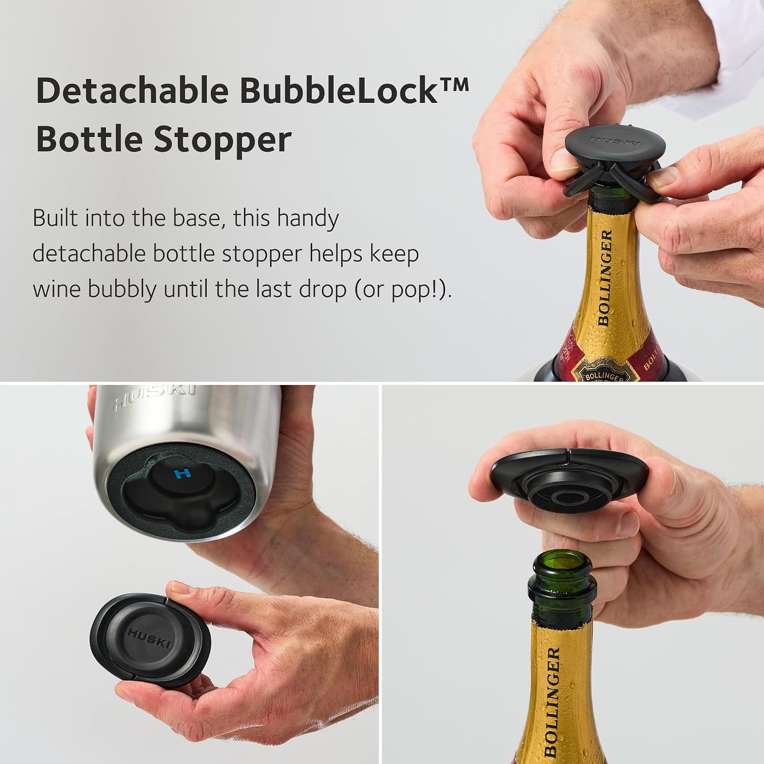 Huski Champagne Chiller | NEW | Award-Winning Iceless Design with Detachable Bottle Stopper... image