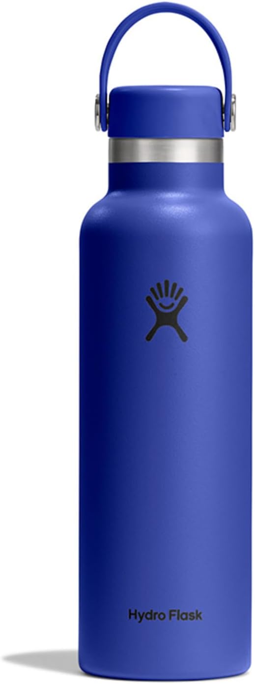 Hydro Flask Water Bottle - Insulated Stainless Steel - Non Spill, Leakproof in 21 Oz Capri Blue