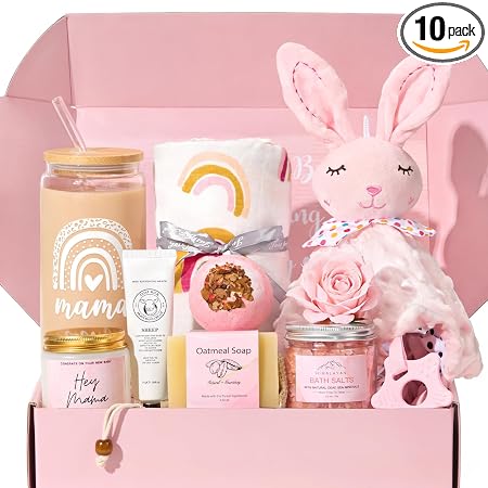 iAOVUEBY New Mom Gifts & Baby Girl Gifts, Baby Shower Gifts for Mom to Be, Pregnancy Gifts... image