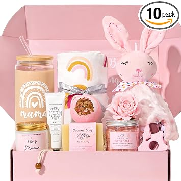 iAOVUEBY New Mom Gifts & Baby Girl Gifts, Baby Shower Gifts for Mom to Be, Pregnancy Gifts... image