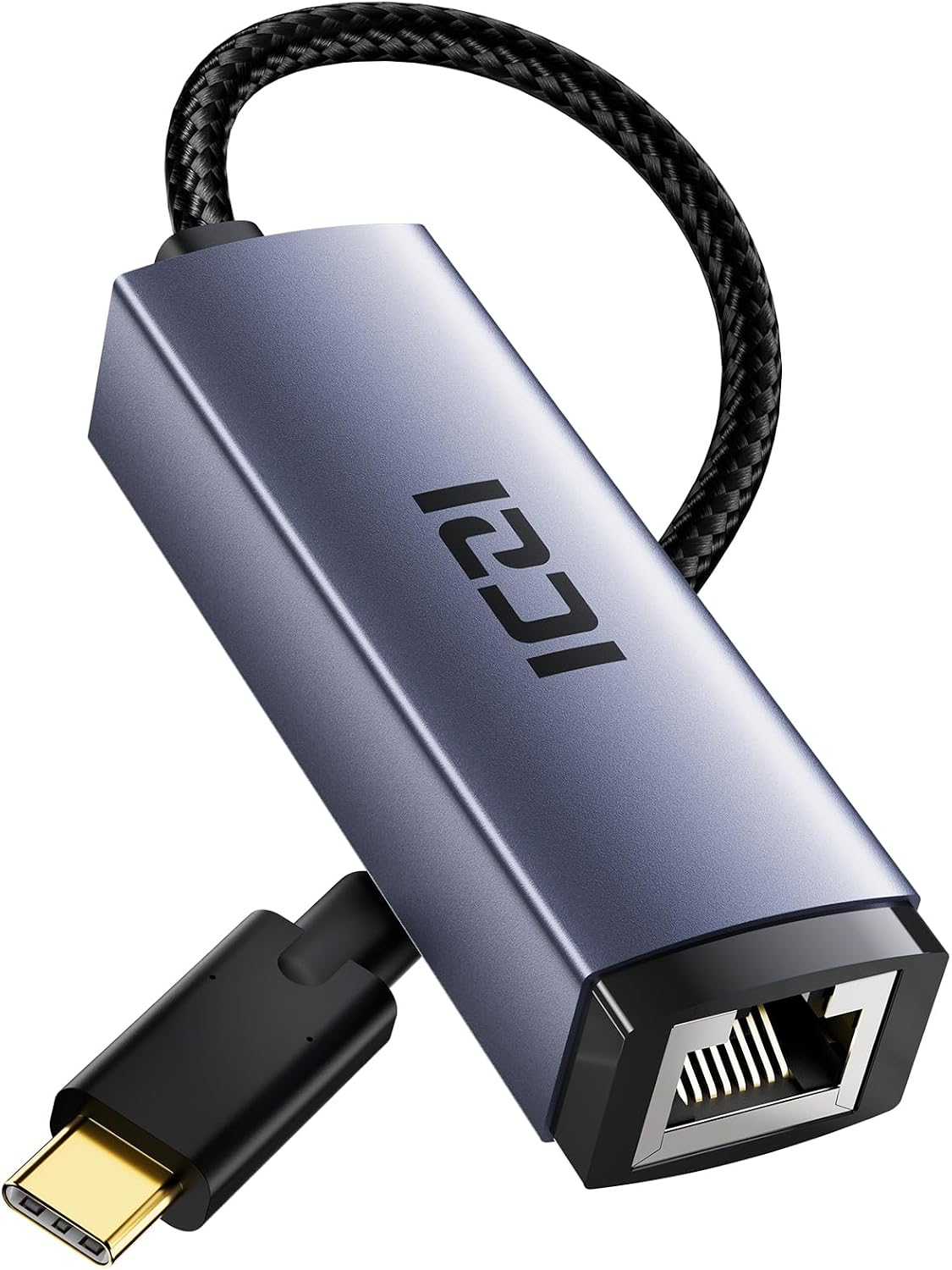 ICZI USB C to Ethernet Adapter, Plug and Play Gigabit USB C Network Adapter, Thunderbolt 4/3...