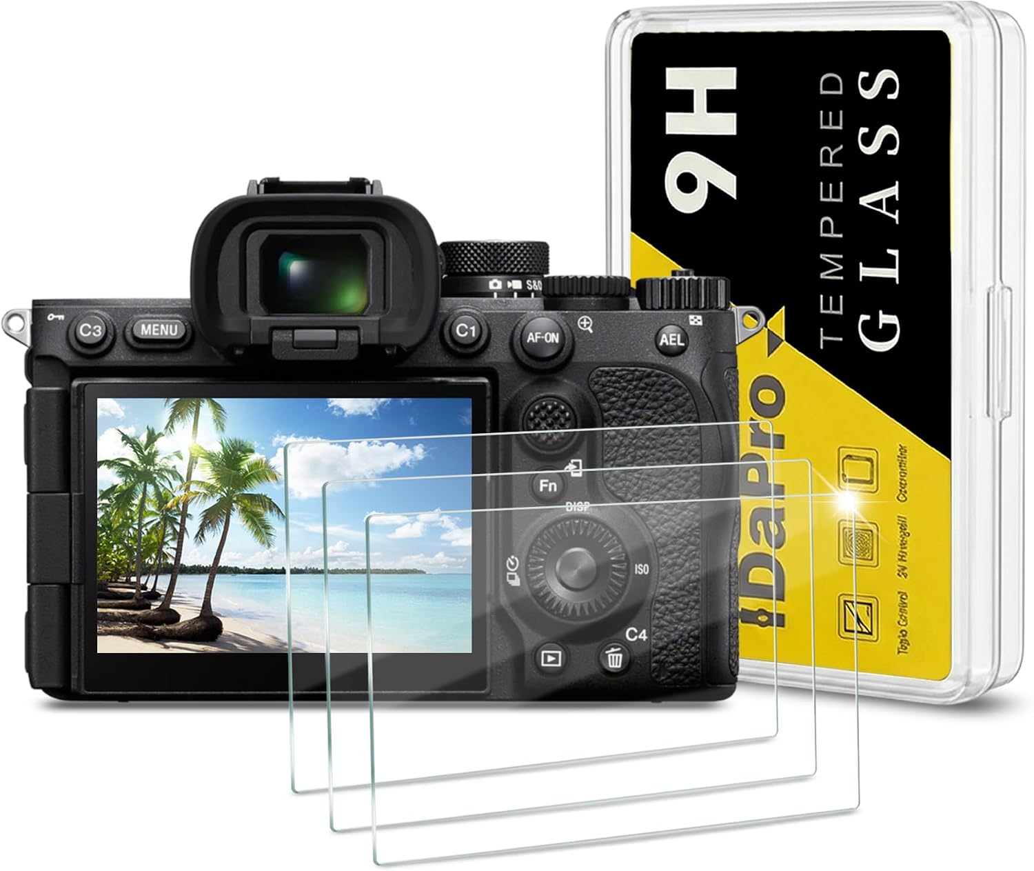 iDaPro A7R VI/A7R V/A7V Screen Protector for Sony Alpha A7RVI/A7 V/A7RV A7R6/A7R5 7R V/7R VI...